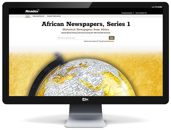 african newspapers by series