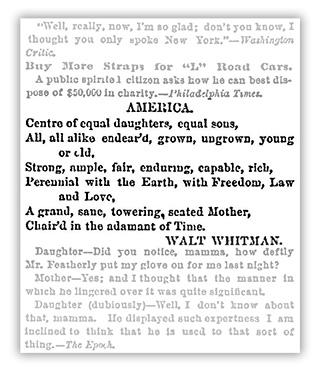 New York Herald, 11 Feb. 1888.
