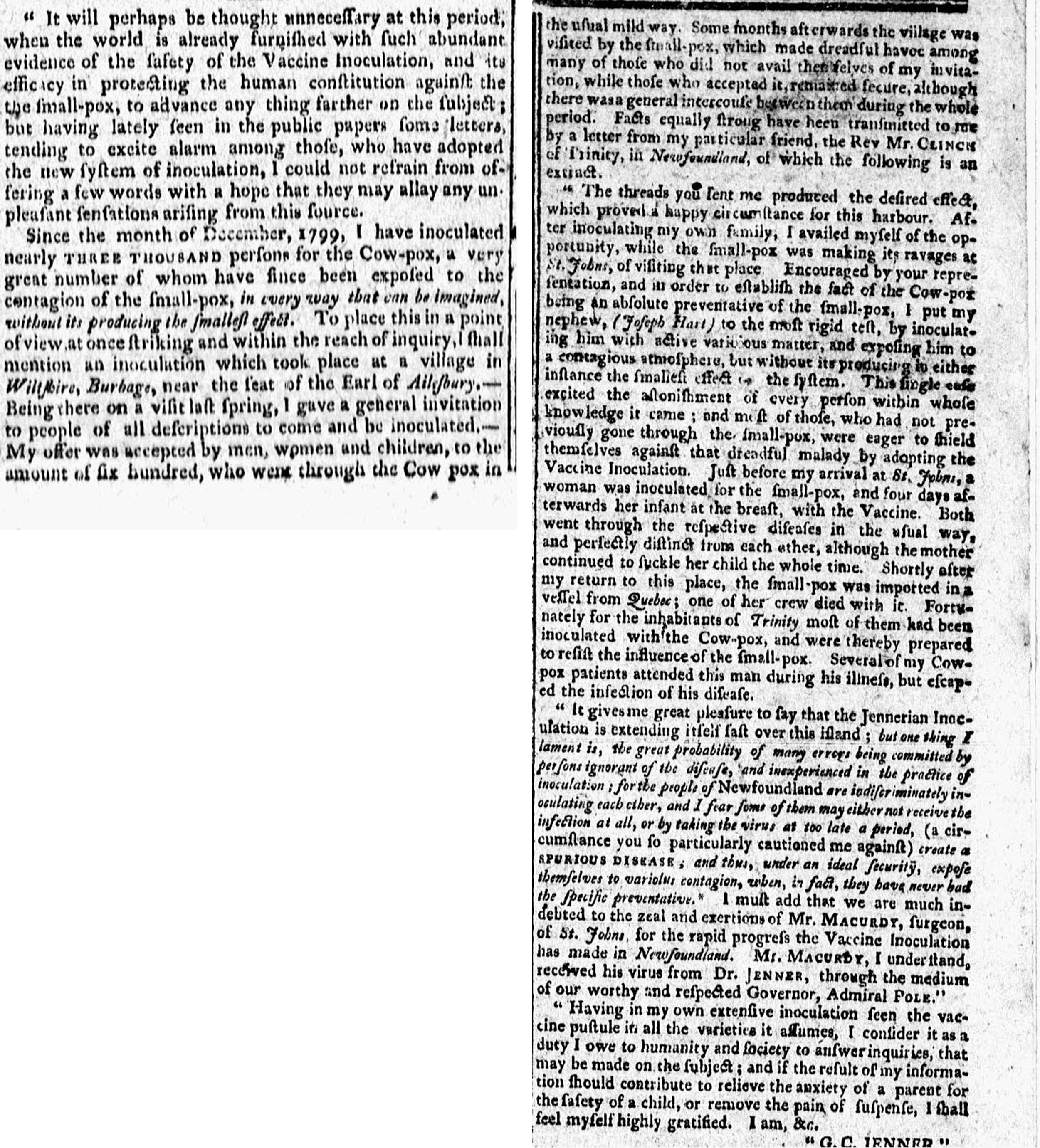 Columbian Centinel. Massachusetts Federalist. August 12,1801. From Early American Newspapers, 1620-1922.