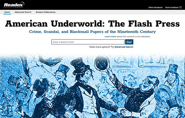 American Underworld flash interface