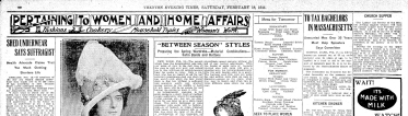 Trenton Evening Times. February 18, 1911