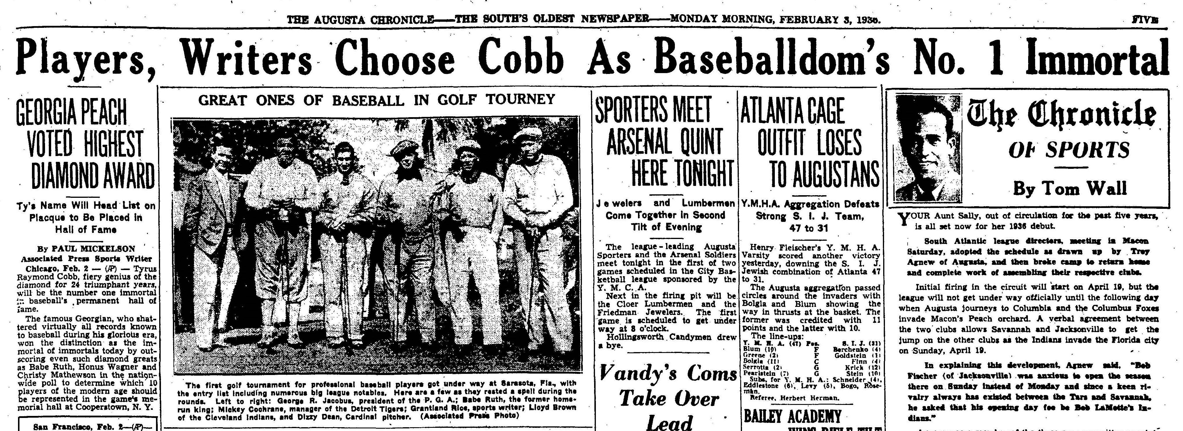 Augusta (Georgia) Chronicle (Feb. 3, 1936)